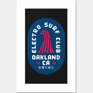 Electro Surf Club sticker Posters and Art